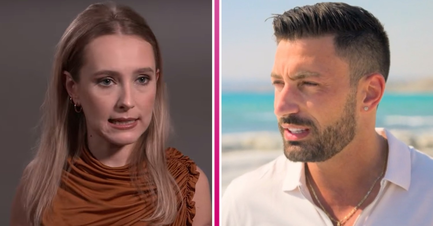 Rose Ayling-Ellis and Giovanni Pernice both look concerned