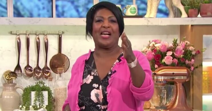 Rustie Lee whips up a dish on This Morning