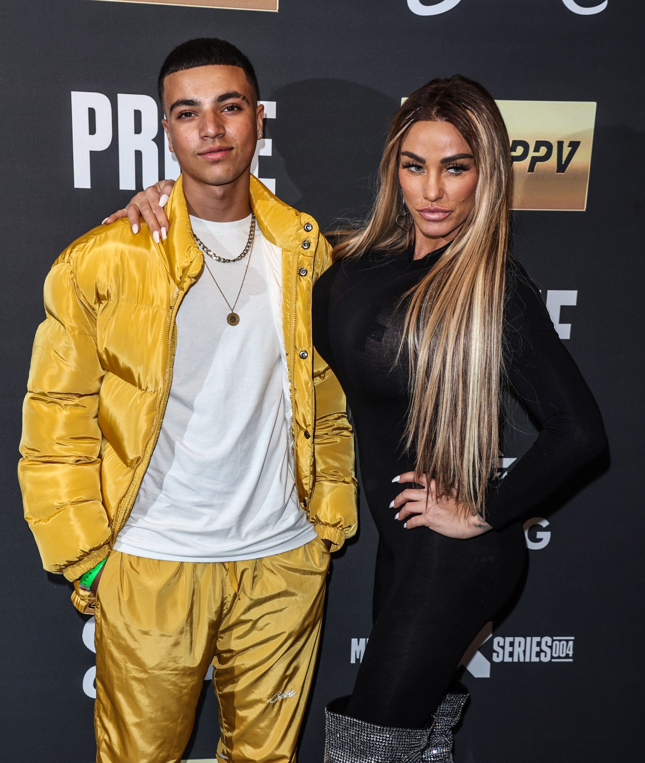 Katie Price and son Junior Andre