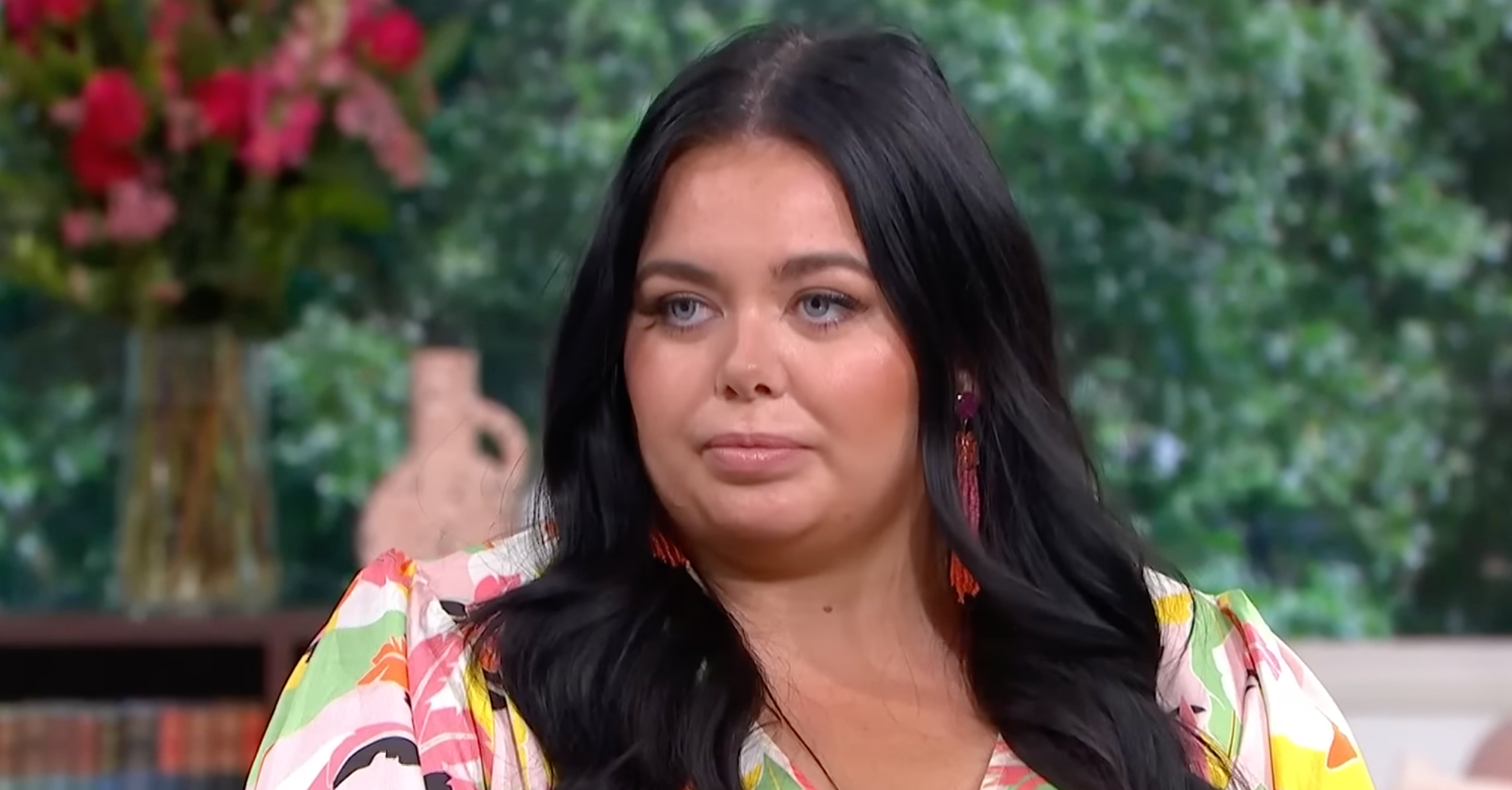 Scarlett Moffatt being interviewed on This Morning
