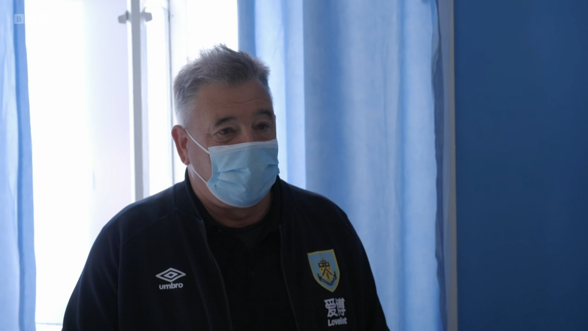 Trevor frowns on Saving Lives in Leeds