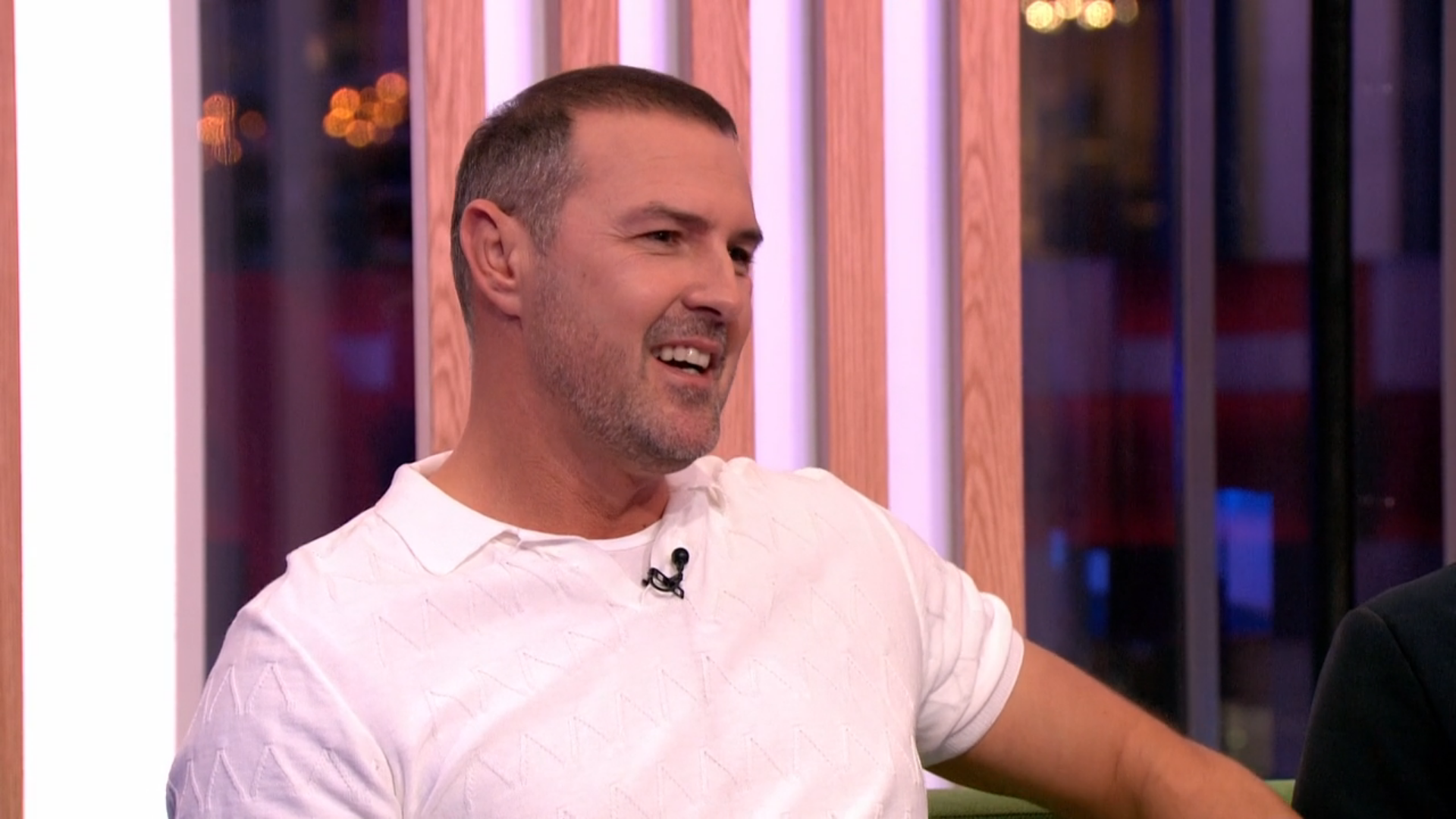 Paddy McGuinness smiles on The One Show