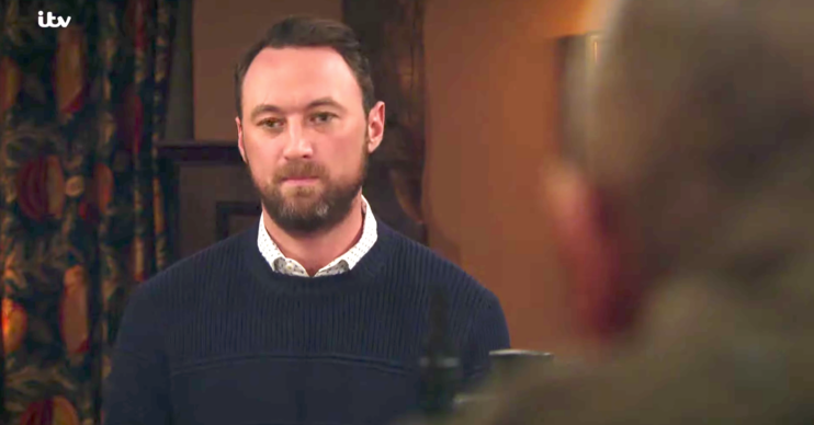 Liam's admission stunned his friends but helped Paddy in Emmerdale (Credit: ITV)