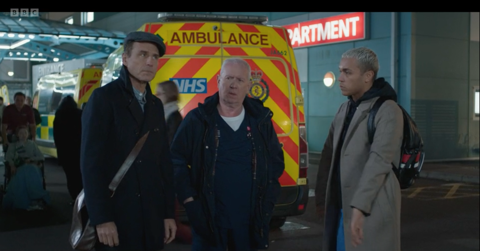 David and Marty said farewell to Charlie and Casualty last night 