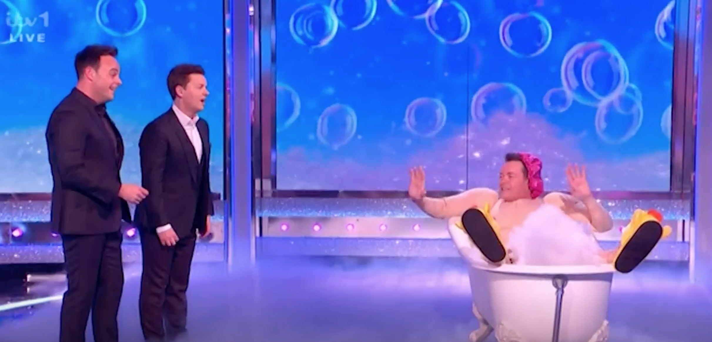 Stephen with Ant and Dec
