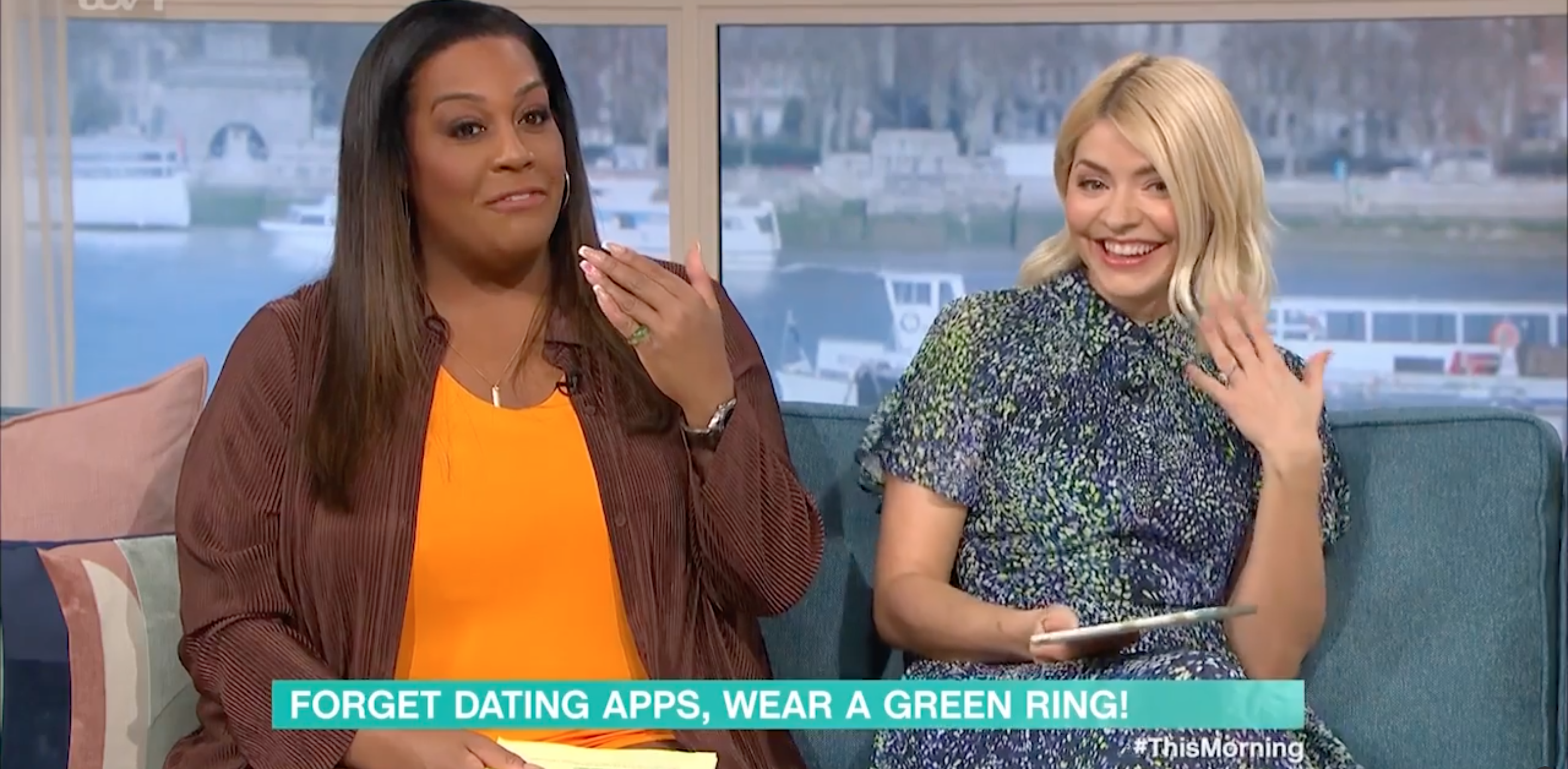 Alison Hammond and Holly Willoughby on This Morning 