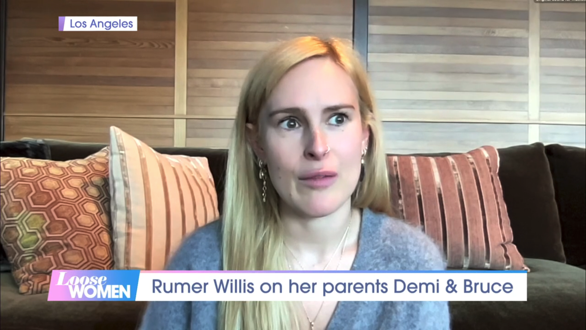 Rumer Willis on Loose Women speaking