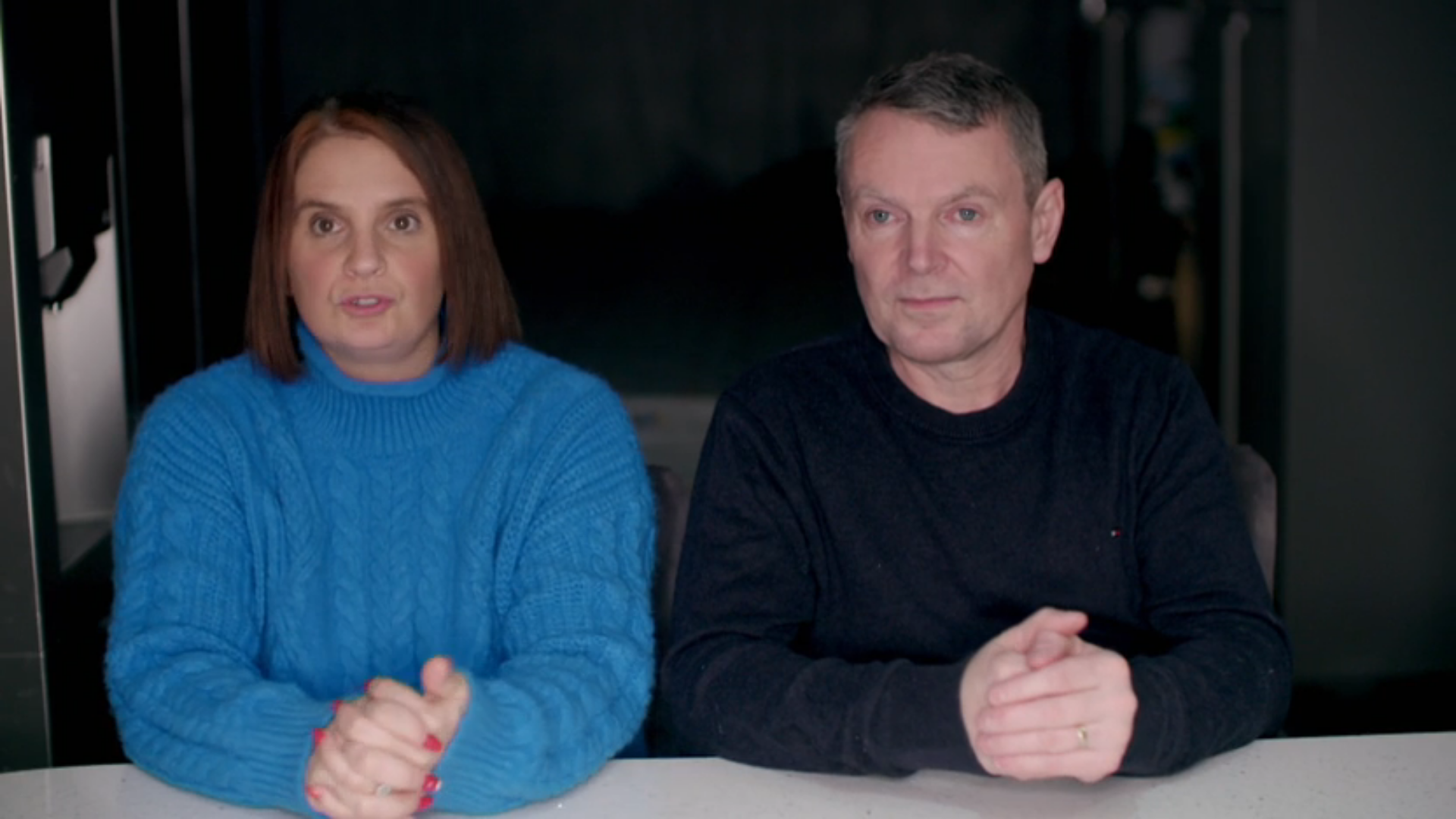 Sue and Noel frown in 22 Kids and Counting