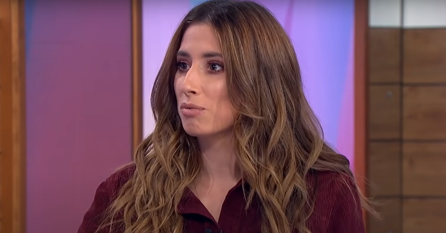 Stacey Solomon looking surprised on Loose Women