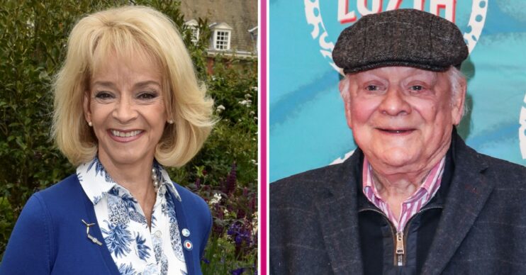 Sue Holderness and Sir David Jason smiling at events