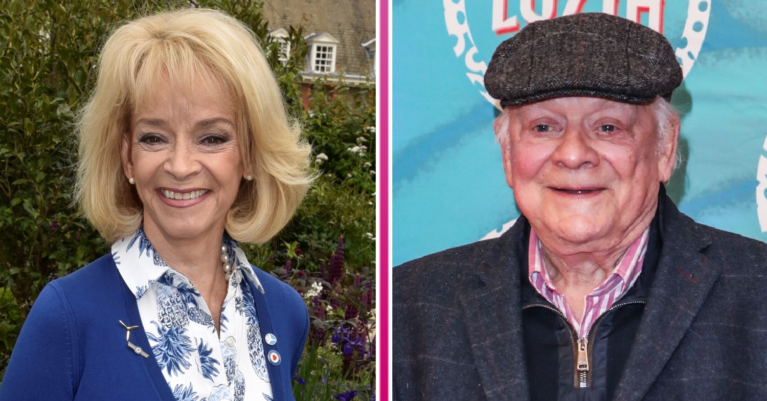 Sue Holderness and Sir David Jason smiling at events