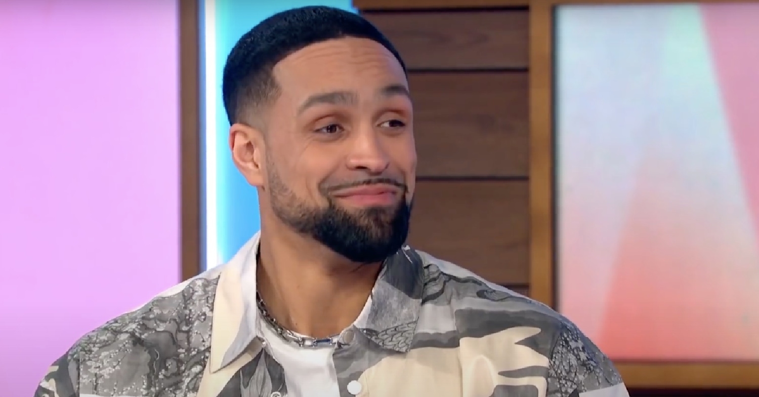 Ashley Banjo grinning on Loose Women