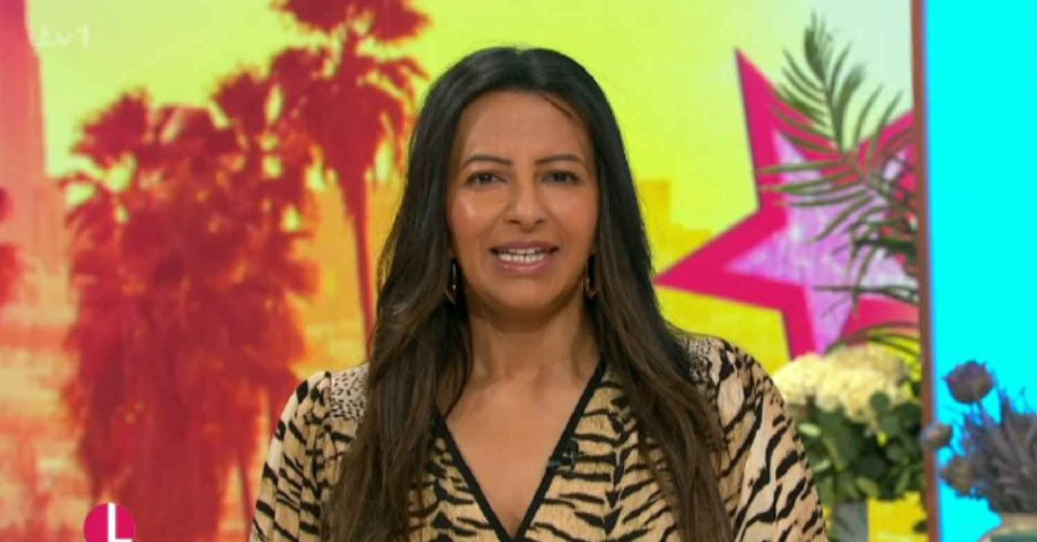 Ranvir Singh presenting Lorraine