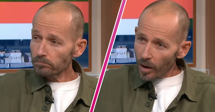 Jonnie Irwin frowns on Good Morning Britain