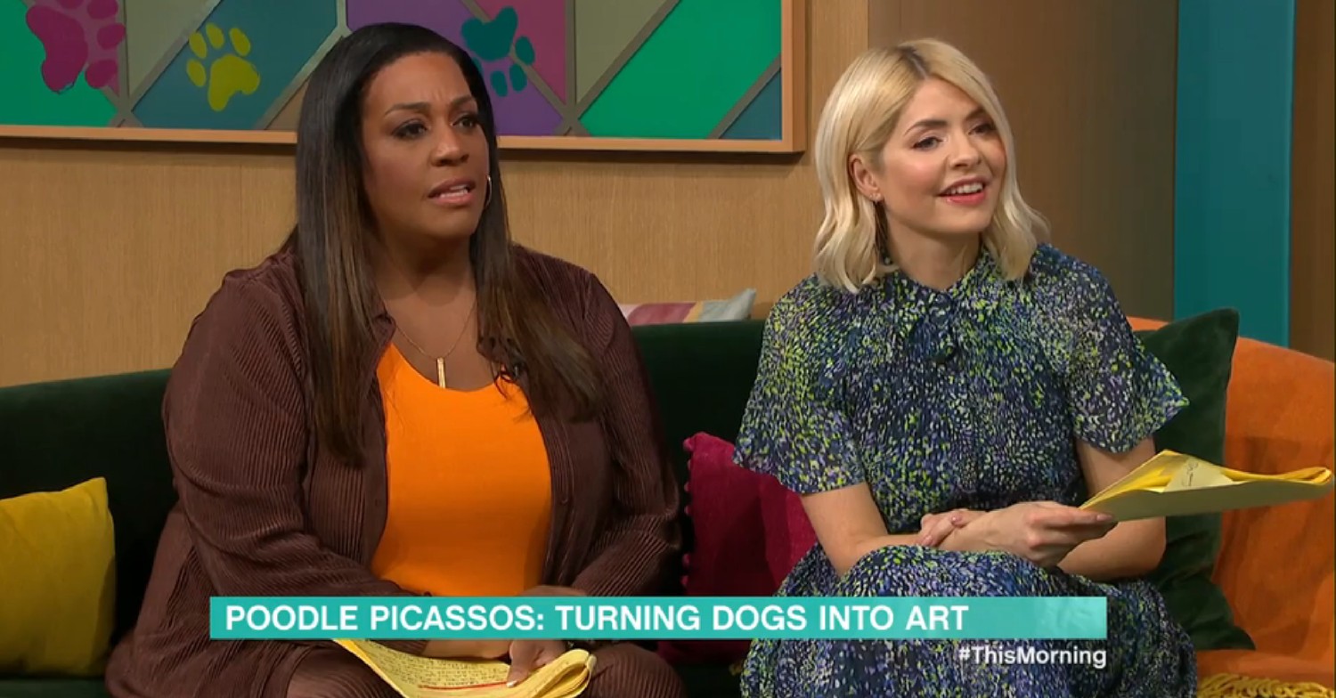 Holly Willoughby and Alison Hammond on This Morning today