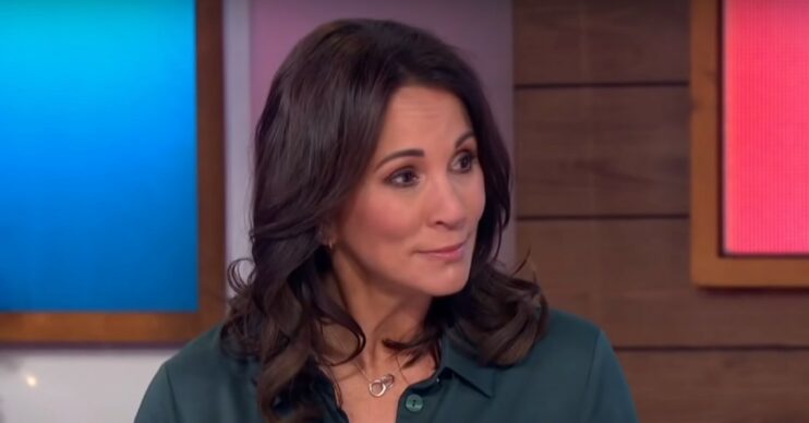 Andrea McLean crying on Loose Women