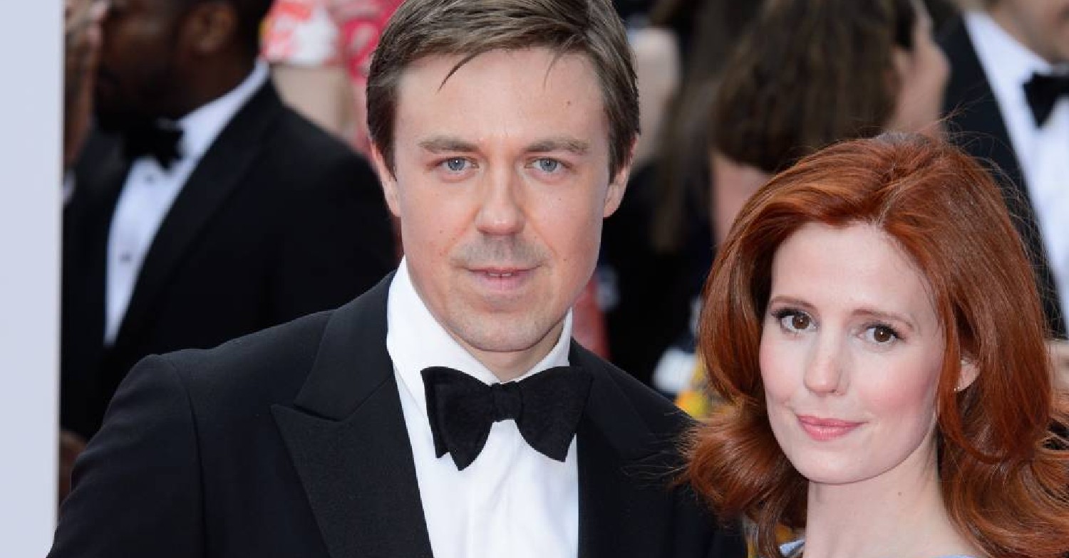 Andrew Buchan and Emmerdale star Amy Nuttall smiling 