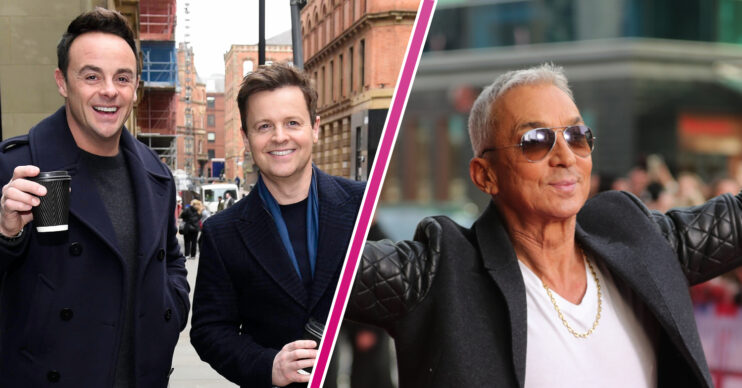 Ant and Dec and Bruno Tonioli pose
