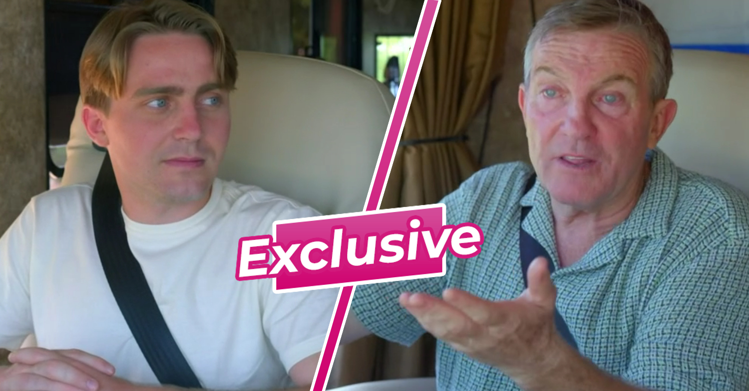 Bradley and Barney frown in Breaking Dad