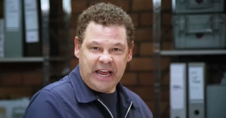 Craig Charles speaking to camera