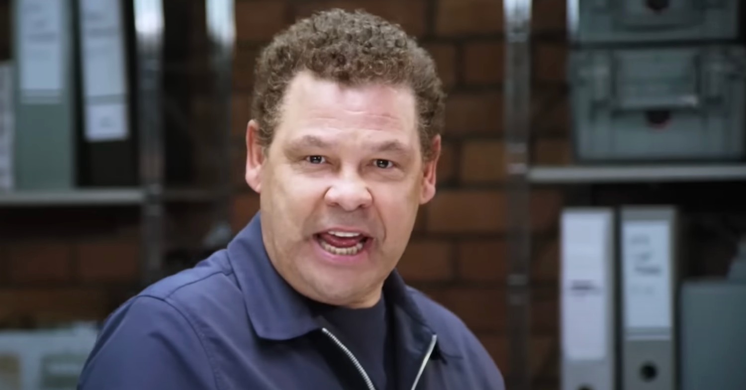 Craig Charles speaking to camera