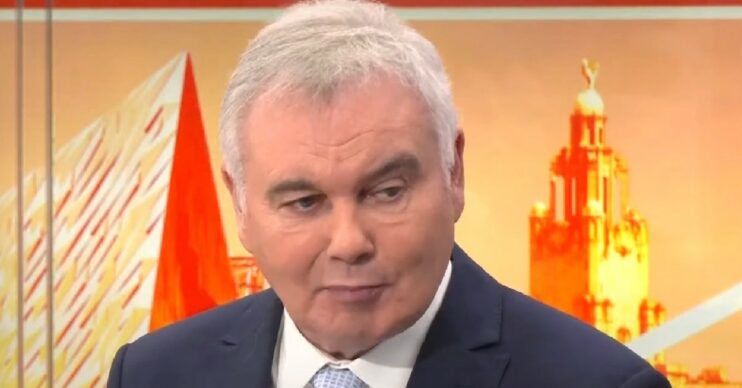 Eamonn Holmes smirking on GB News