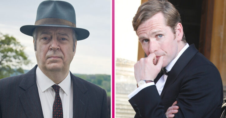 Fred Thursday and Endeavour Morse frown in finale