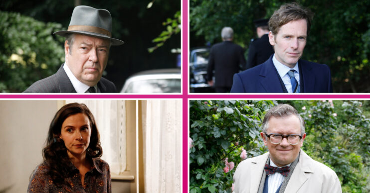 The cast of Endeavour smiles in series nine