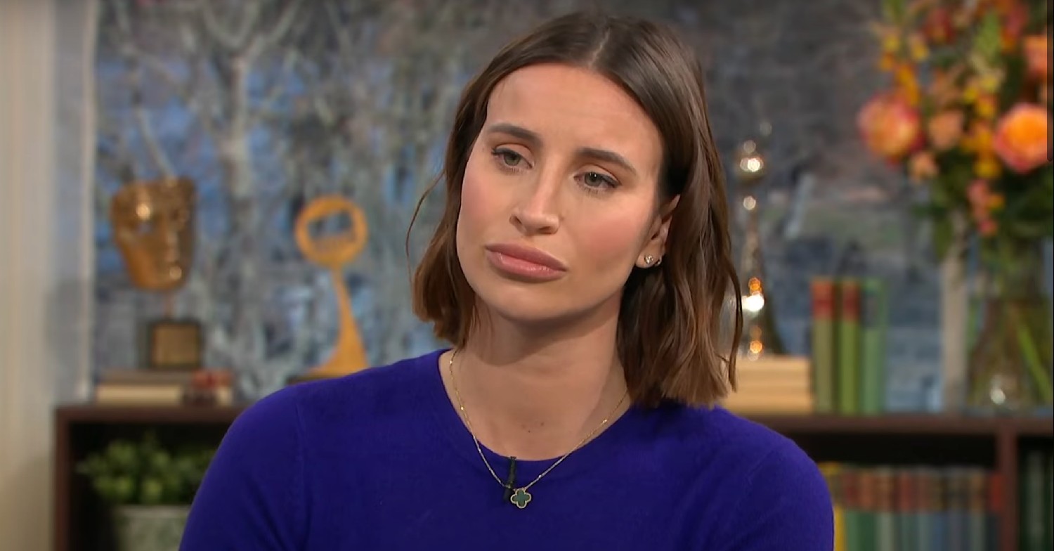 Ferne McCann looking sad on This Morning 