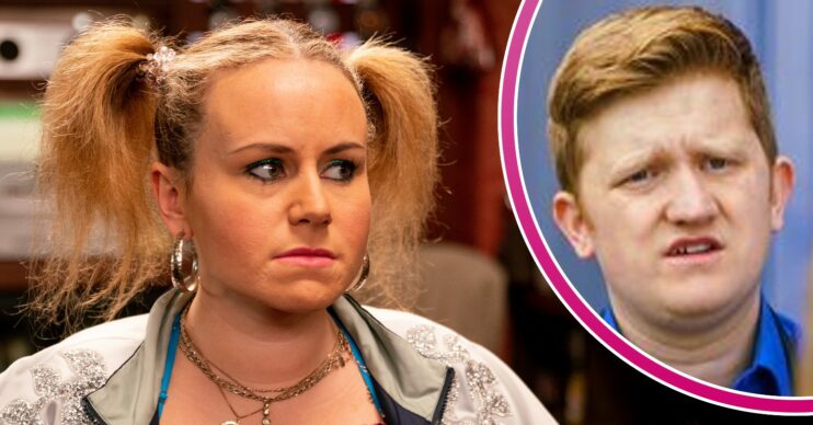 Gemma Winter and Chesney on Coronation Street