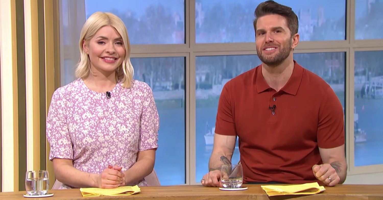Holly Willoughby and Joel on This Morning today