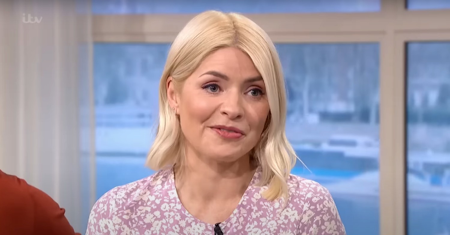 Holly Willoughby smiling on This Morning