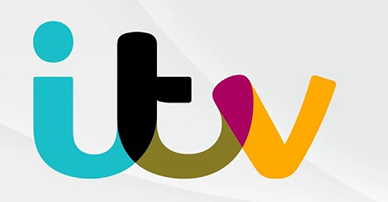 ITV logo on a white background