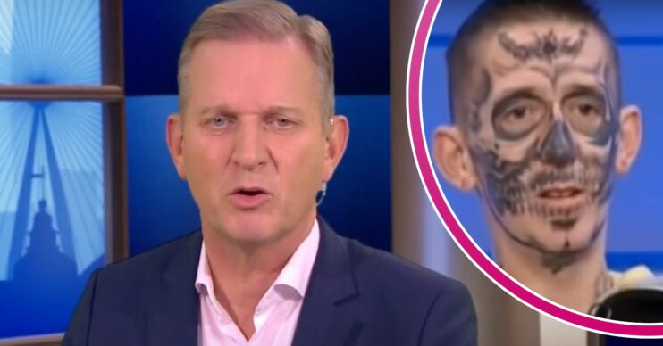 Jeremy Kyle speaking to camera / Mad Dog Deon on Jeremy Kyle Show