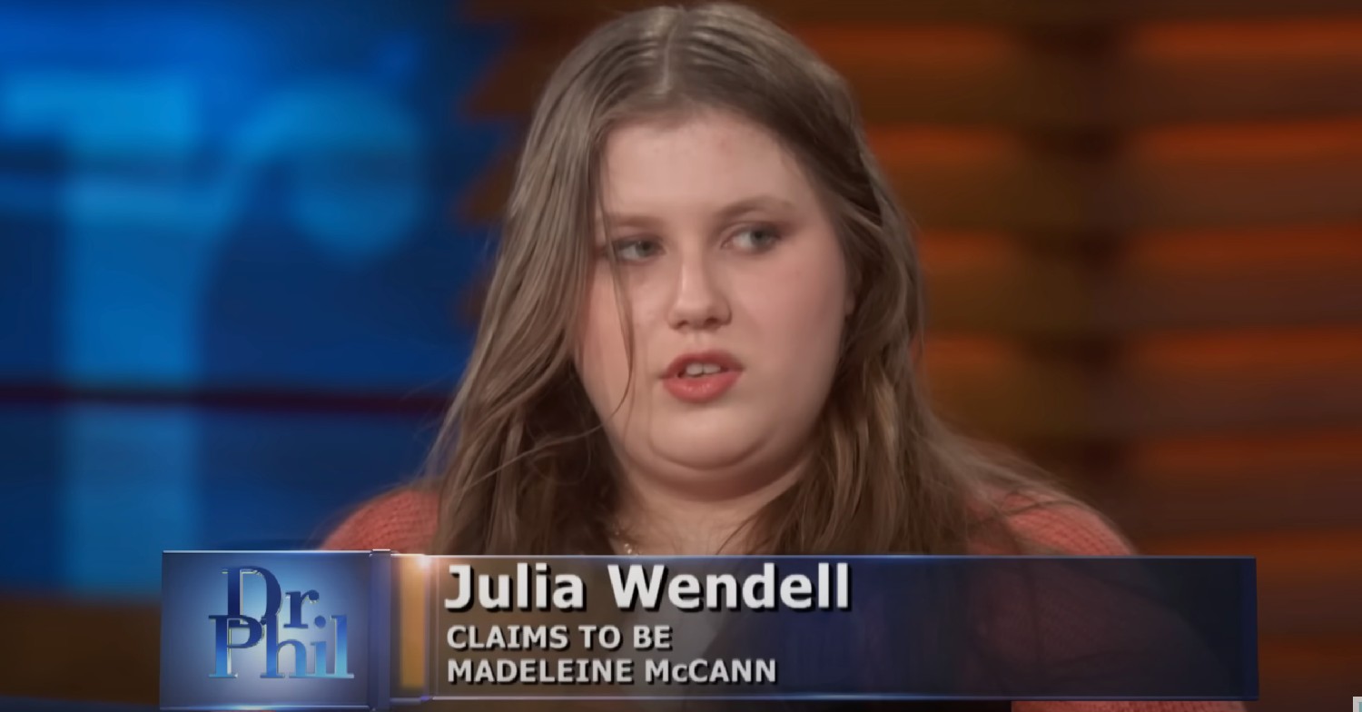 Julia Wendell - aka I am Madeleine McCann girl - on Dr. Phil