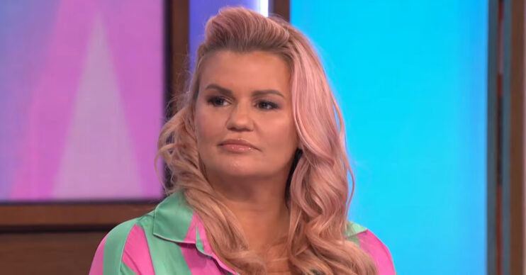 Kerry Katona frowns on Loose Women