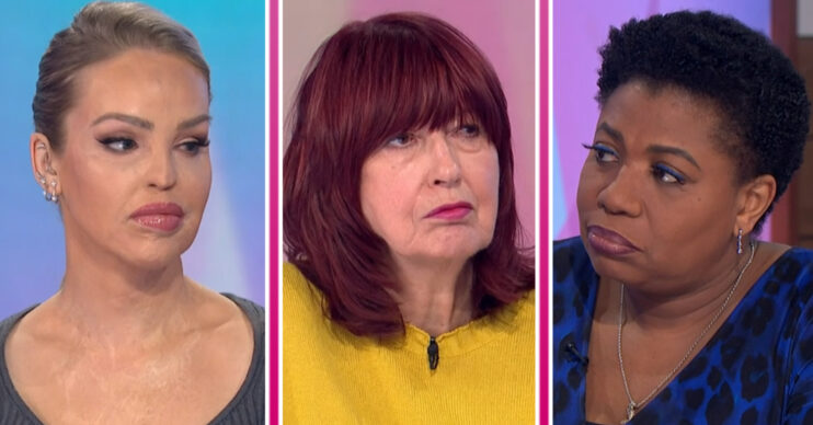Katie, Ruth and Brenda frown on Loose Women