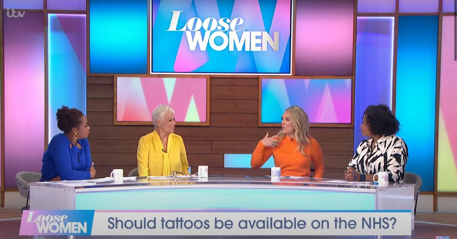 Charlene White, Denise Welch, Sophie Morgan, Brenda Edwards on Loose Women today