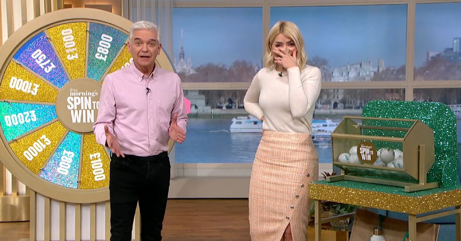 Holly Willoughby and Phillip Schofield shocked on This Morning today
