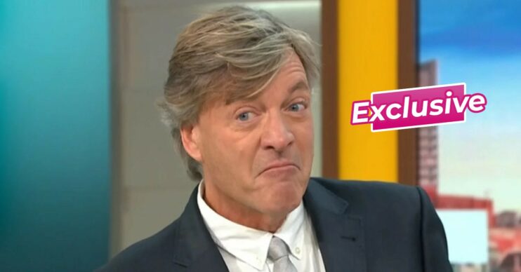 Richard Madeley pulling a face on Good Morning Britain
