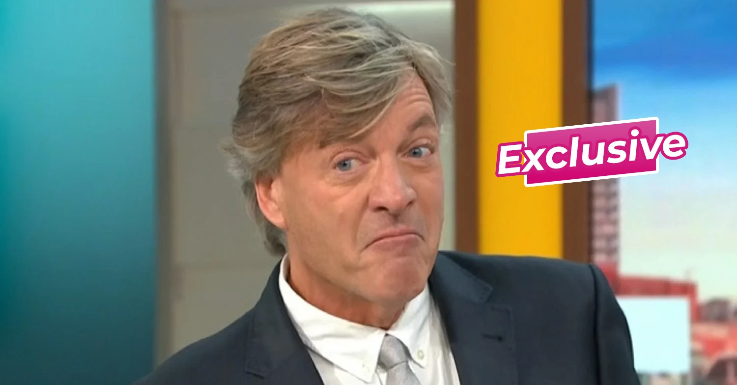 Richard Madeley pulling a face on Good Morning Britain