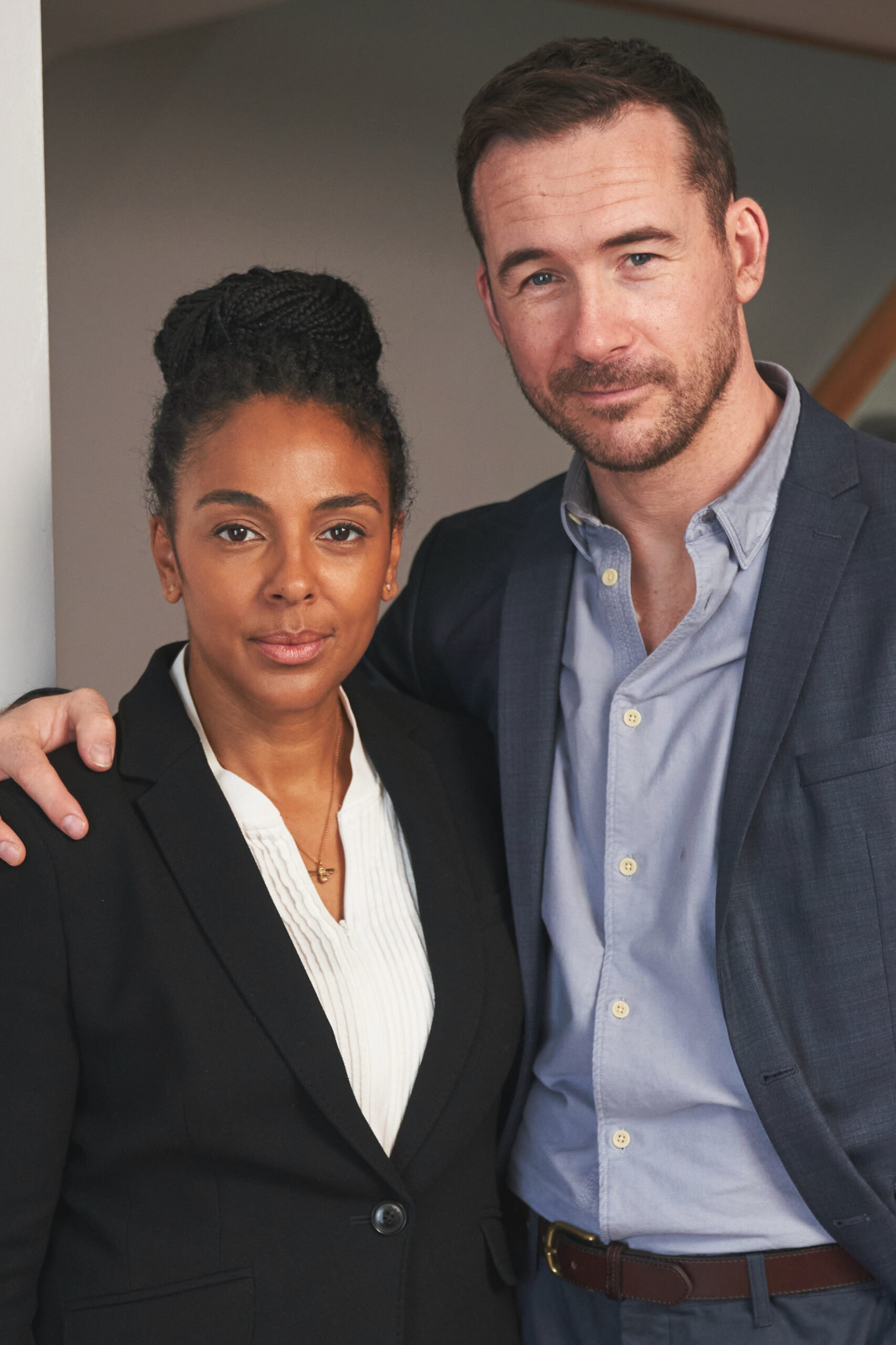 Marsha Thomason and Barry Sloane in The Bay