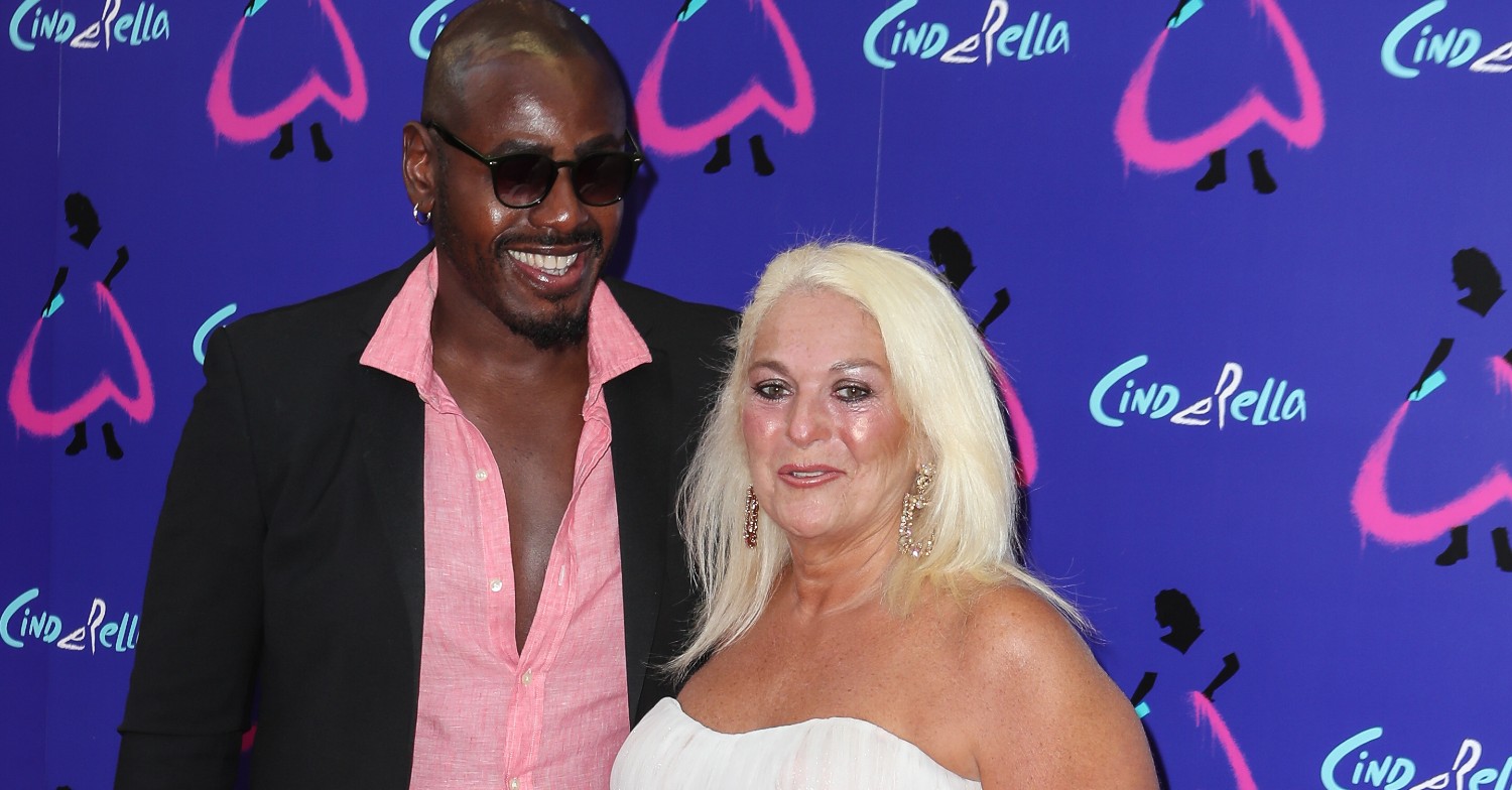 Vanessa Feltz and Ben Ofoedu smiling at an event