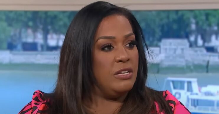 Alison Hammond talking on This Morning