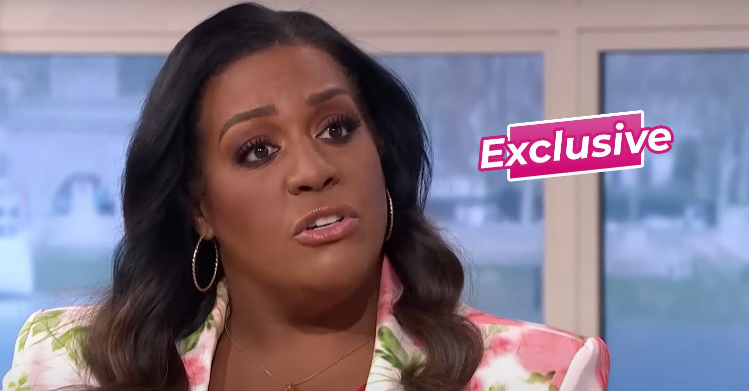 Alison Hammond looks concerned