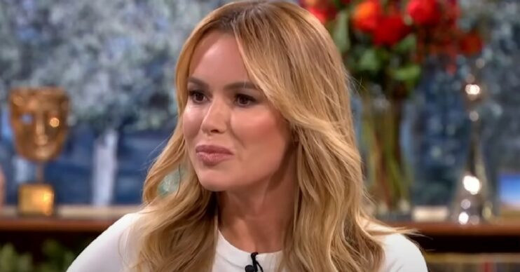 Amanda Holden speaking on This Morning