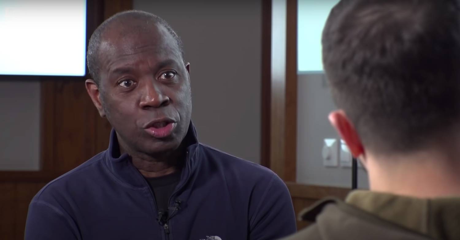 Clive Myrie interviews