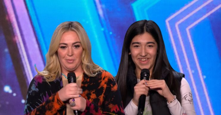 Mother and daughter on BGT 2023
