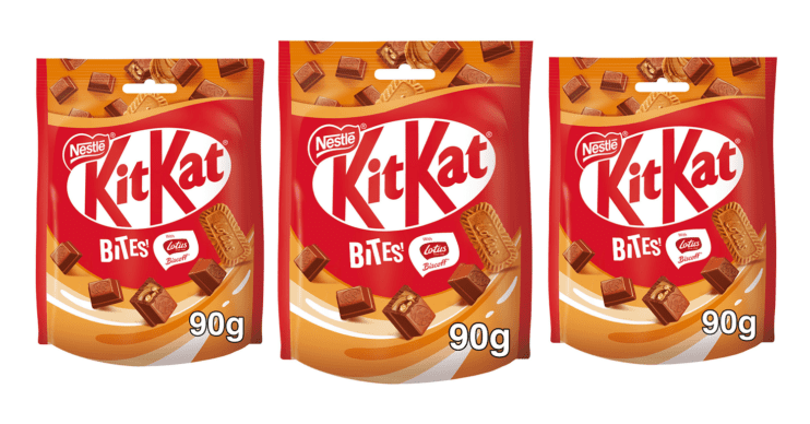 KitKat Biscoff Bites bags