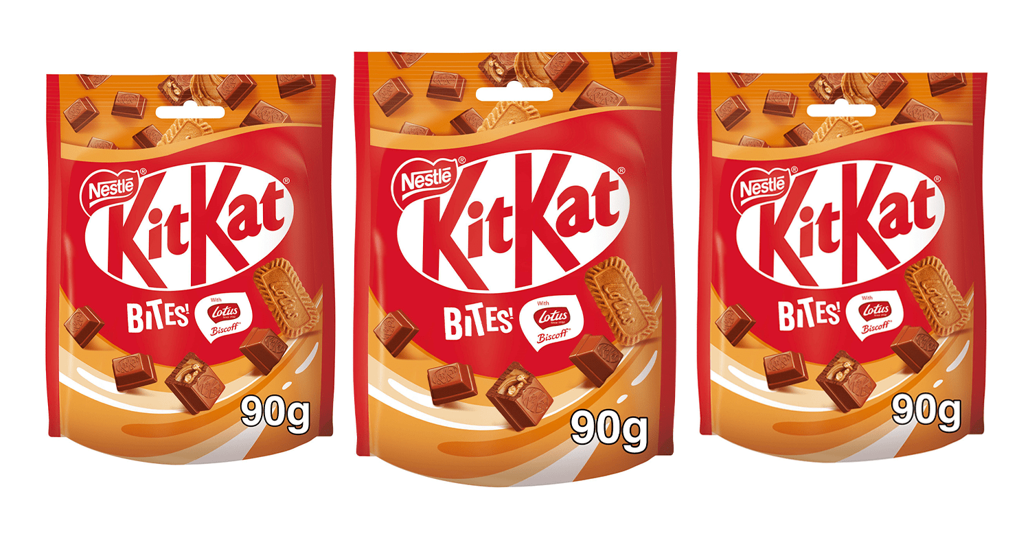 KitKat Biscoff Bites bags